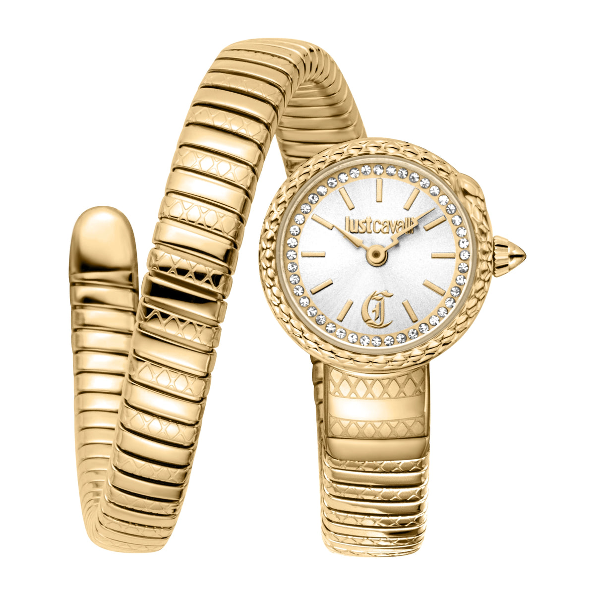 Just Cavalli Just Cavalli Signature Snake Sirena Yellow Gold Silver