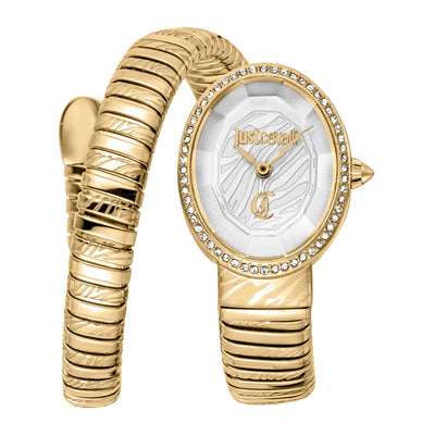 Just Cavalli Signature Snake Velina Oro Giallo Argento