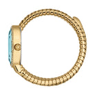 Just Cavalli Just Cavalli Signature Snake Velina Yellow Gold Turquoise — immagine 3