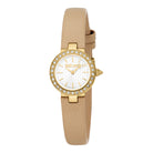 Just Cavalli Just Cavalli Glam Chic Serenita Mini Leather Beige YG Silver