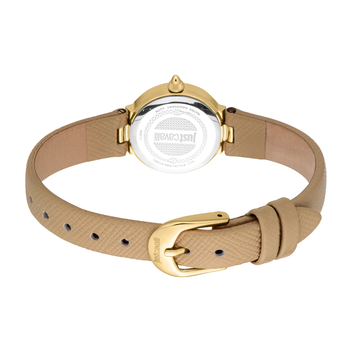 Just Cavalli Just Cavalli Glam Chic Serenita Mini Leather Beige YG Silver — immagine 2