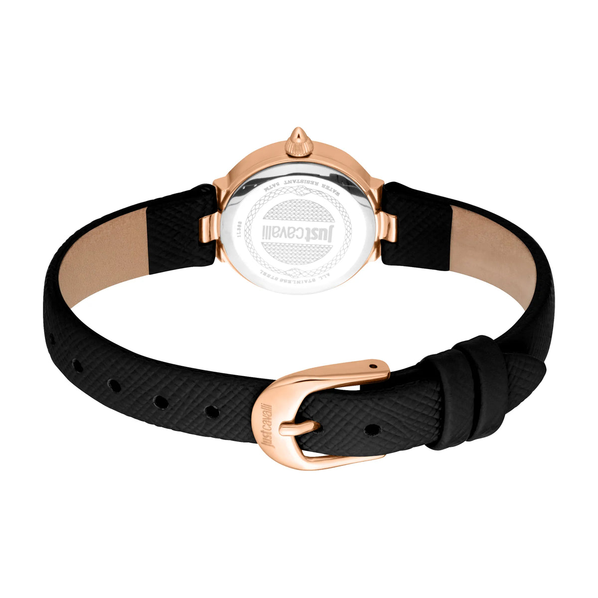 Just Cavalli Just Cavalli Glam Chic Serenita Mini Leather Black RG Silver — immagine 2