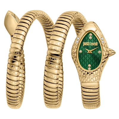 Just Cavalli Signature Snake Aurela Oro Giallo Verde