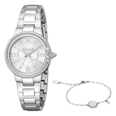 Just Cavalli SET Primavera Snake Argento