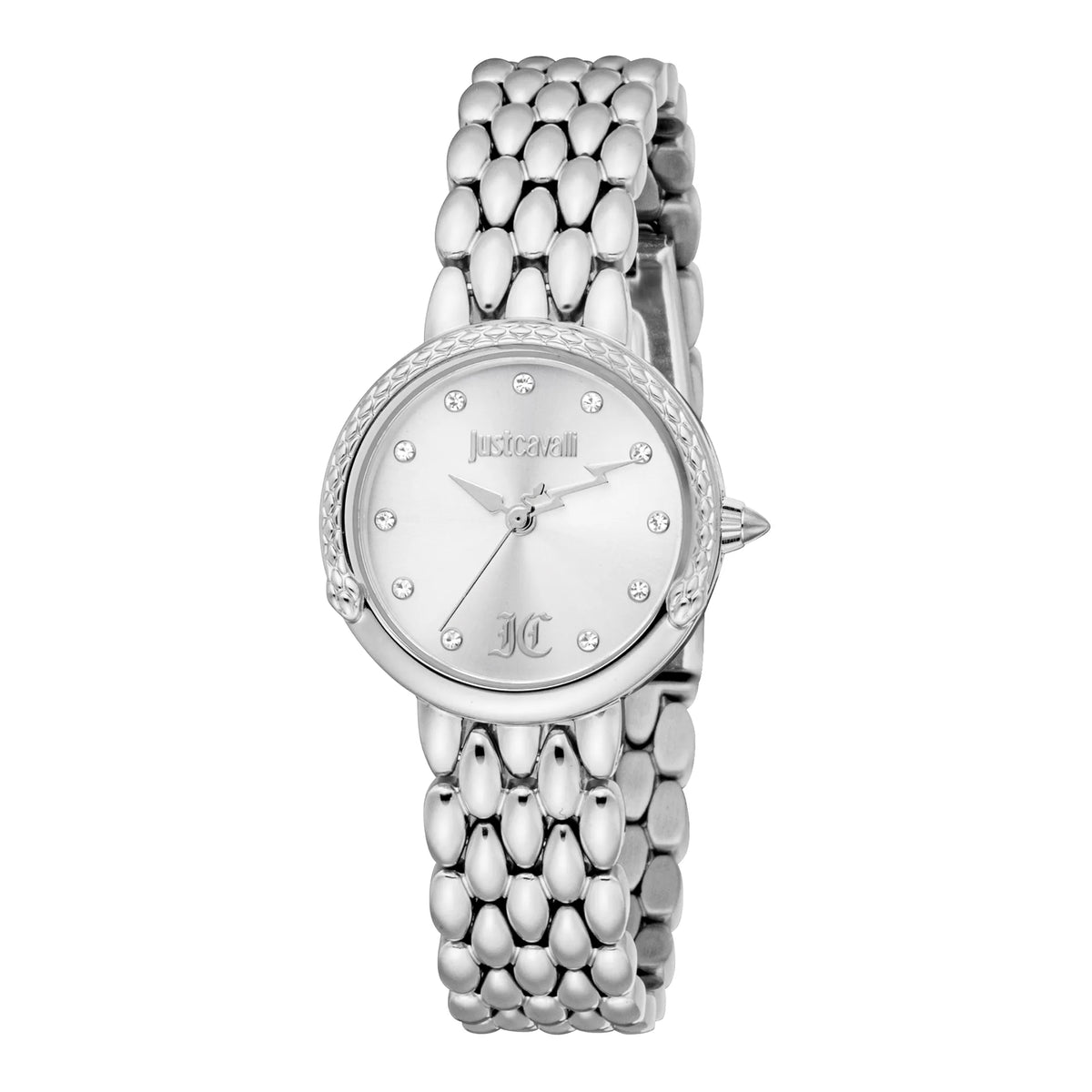 Just Cavalli Just Cavalli Animalier Rosa Snake Silver