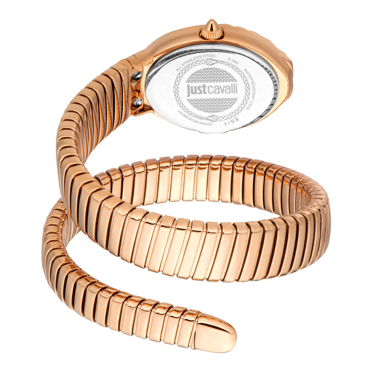 Just Cavalli Just Cavalli Signature Snake Fiore Rose Gold Silver — immagine 2