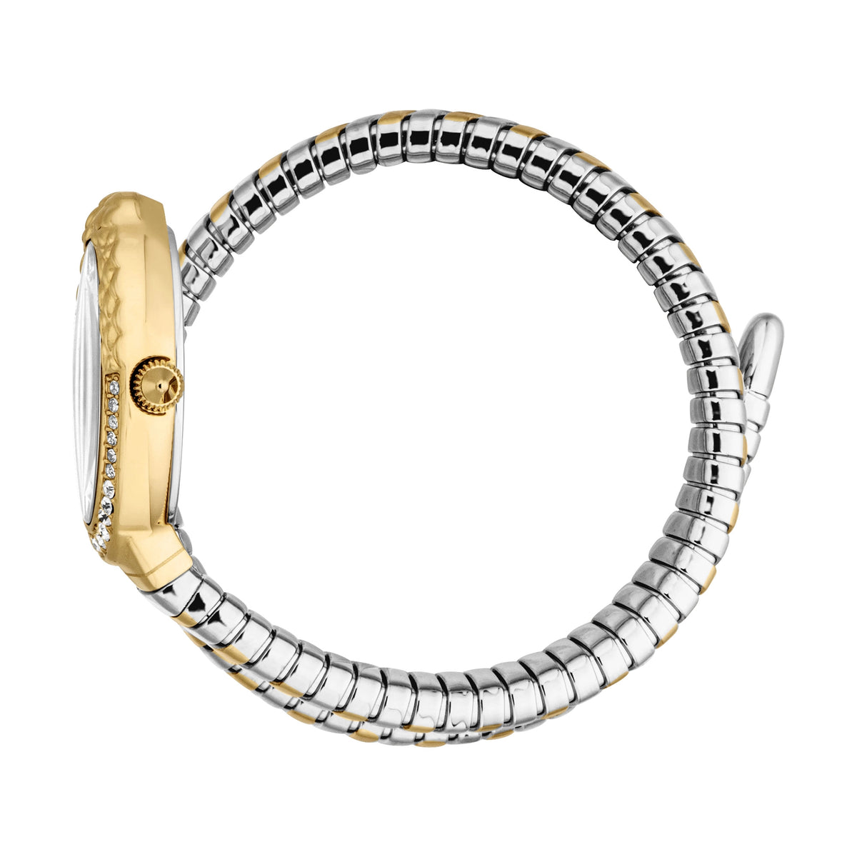 Just Cavalli Just Cavalli Signature Snake Fiore Silver Yellow Gold — immagine 3
