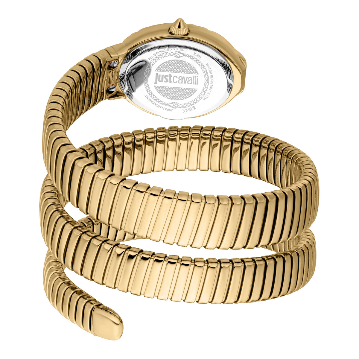 Just Cavalli Just Cavalli Signature Snake Sognia Yellow Gold Champagne — immagine 2