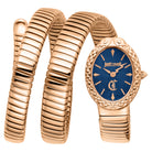 Just Cavalli Just Cavalli Signature Snake Sognia Rose Gold Blue
