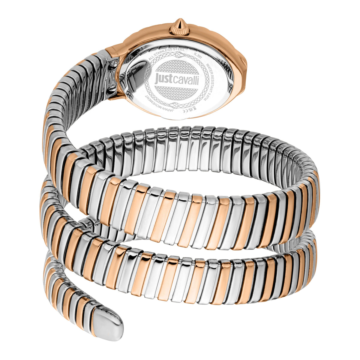 Just Cavalli Just Cavalli Signature Snake Sognia Silver Rose Gold — immagine 2