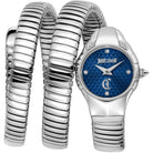 Just Cavalli Just Cavalli Signature Snake Amanta Silver Blue