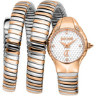 Just Cavalli Just Cavalli Signature Snake Amanta Rose Gold Silver