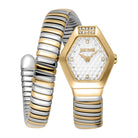 Just Cavalli Just Cavalli Signature Snake Splora Silver Yellow Gold