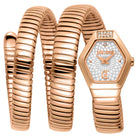 Just Cavalli Just Cavalli Signature Snake Romina Rose Gold Silver