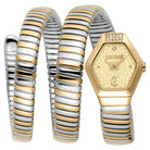 Just Cavalli Just Cavalli Signature Snake Romina Silver Yellow Gold Champagne