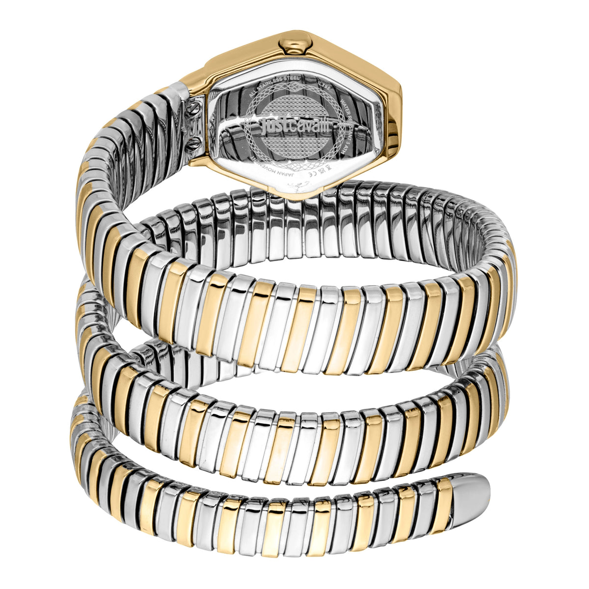 Just Cavalli Just Cavalli Signature Snake Romina Silver Yellow Gold Champagne — immagine 2