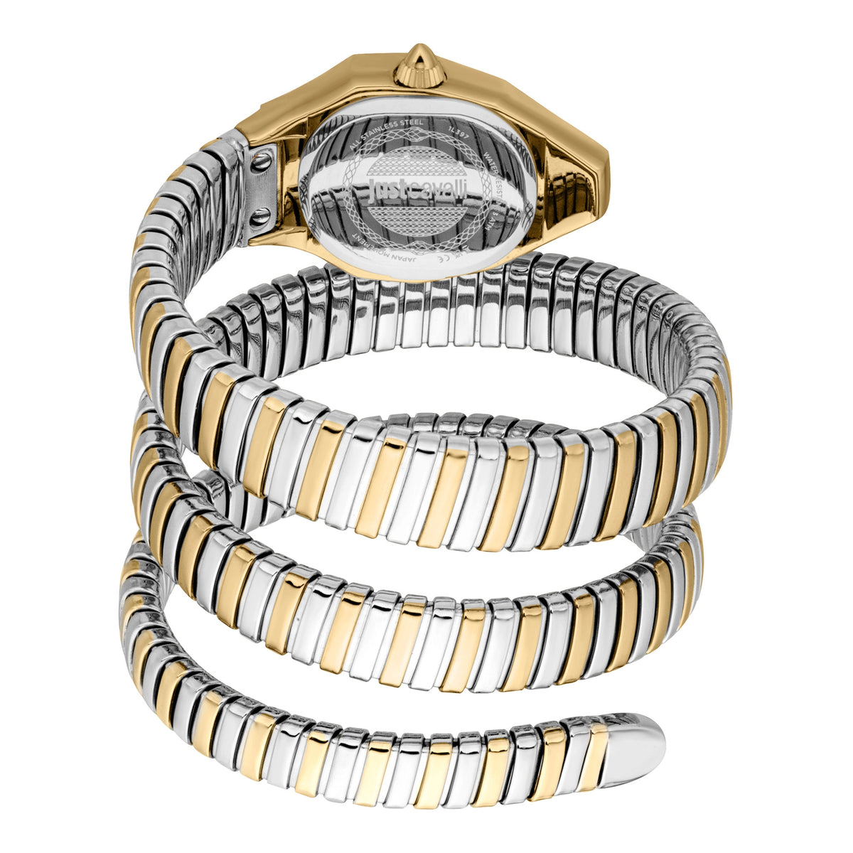 Just Cavalli Just Cavalli Signature Snake Lunara Silver Yellow Gold Silver — immagine 2