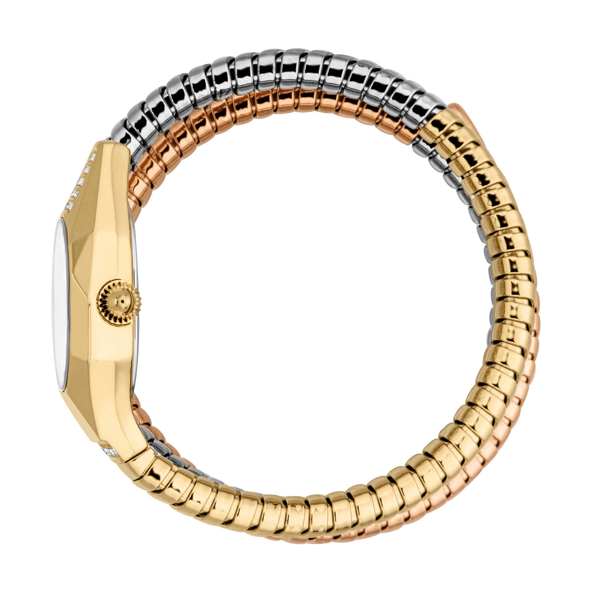Just Cavalli Just Cavalli Signature Snake Lunara Silver Rose Gold — immagine 3
