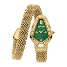 Just Cavalli Just Cavalli Signature Snake Fiamma Yellow Gold Green
